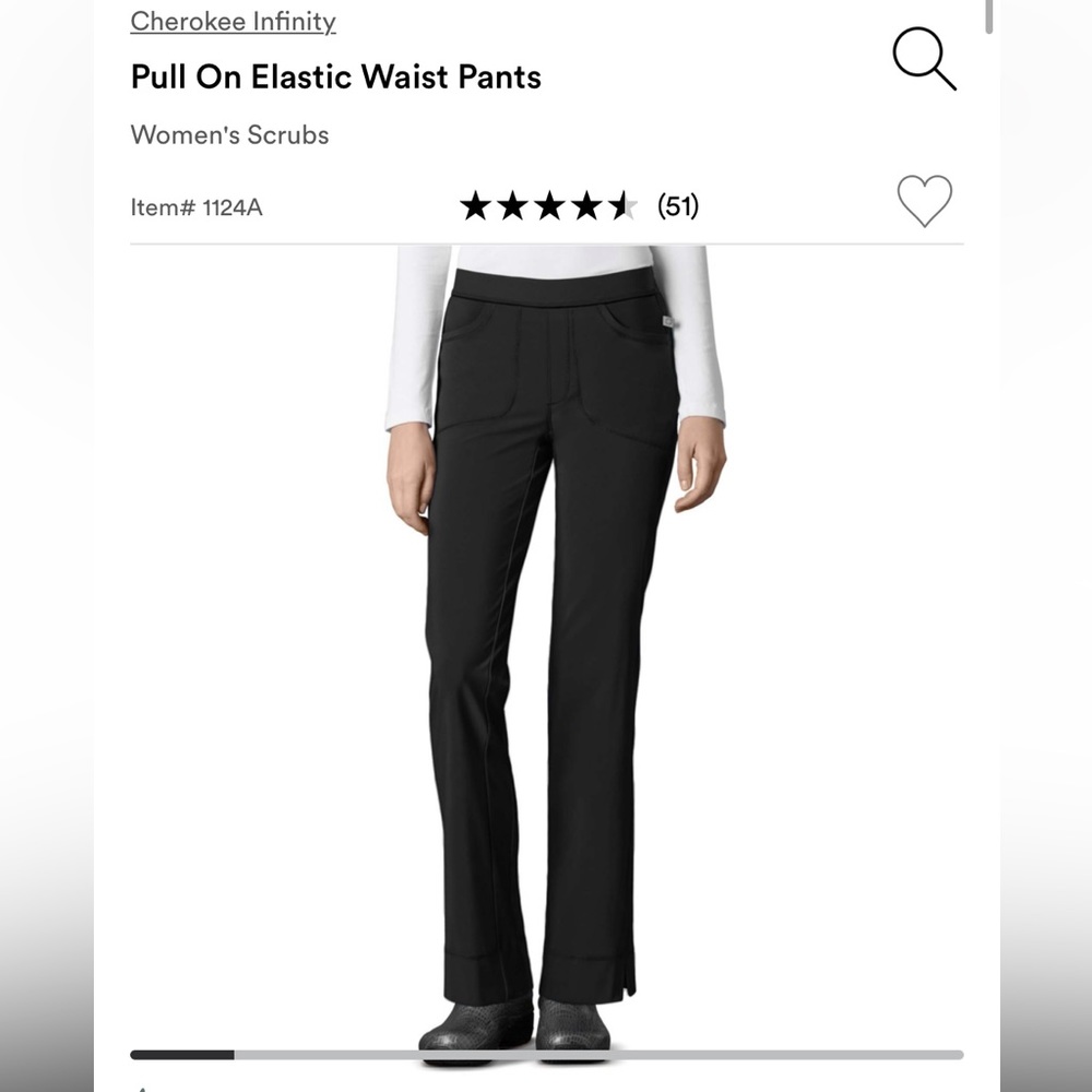 Cherokee Infinity Women’s Pull on Elastic Waist Pants